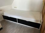 Bed Ikea 90X200, Huis en Inrichting, Slaapkamer | Bedden, Ophalen, 90 cm, Eenpersoons, Wit