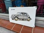 Citroen Traction Avant emaille bordje, Ophalen of Verzenden, Gebruikt, Reclamebord