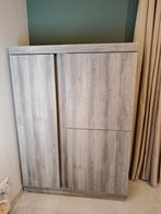 Set eetkamer kast, eettafel, 6 stoelen, Huis en Inrichting, Ophalen, Gebruikt, 4 tot 6 stoelen