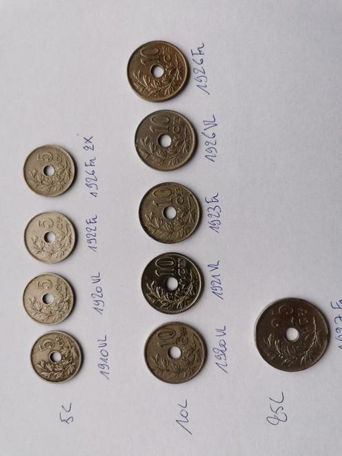 5-10-25 cent Michaux AlbertI, Postzegels en Munten, Munten | België, Losse munt, Overig, Ophalen of Verzenden