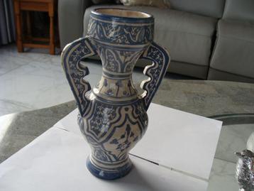1 vase Safir,1 grand vase "Les grès du vieux moulin" vintage beschikbaar voor biedingen