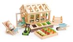 Houten tuinkas tuinset Tender Leaf Toys, Ophalen of Verzenden, Nieuw, Overige typen