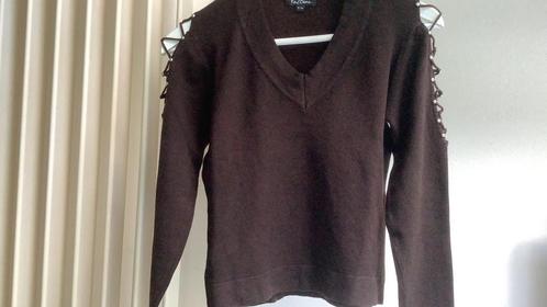 Pull marron foncé spécial avec épaules ouvertes., Vêtements | Femmes, Pulls & Gilets, Neuf, Taille 36 (S), Brun, Enlèvement ou Envoi