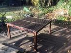 Tuintafel, Tuin en Terras, Tuintafels, Ophalen, Gebruikt, Vierkant, Hout