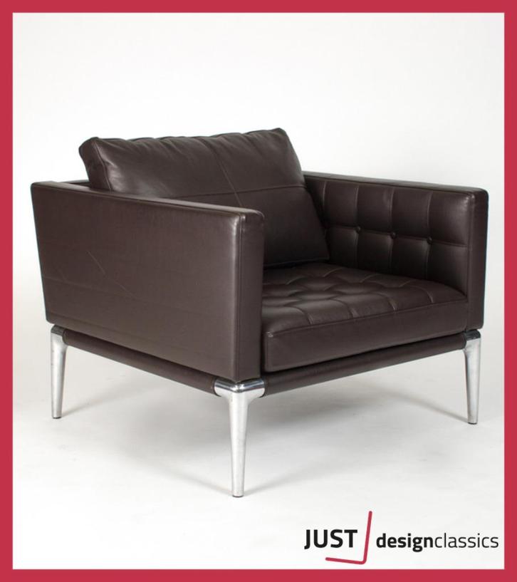 Cassina Philippe Starck Prive Armchair Bruin Leder, Huis en Inrichting, Fauteuils, Ophalen