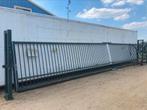 13m poort met motor, Tuin en Terras, Tuinpoorten, Ophalen of Verzenden, Gebruikt, IJzer, Schuifpoort