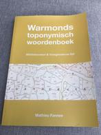 Warmonds toponymisch woordenboek, Ophalen of Verzenden, Zo goed als nieuw