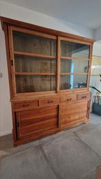 Vol houten vitrinekast, 25 à 50 cm, 200 cm ou plus, Avec tablette(s), Enlèvement
