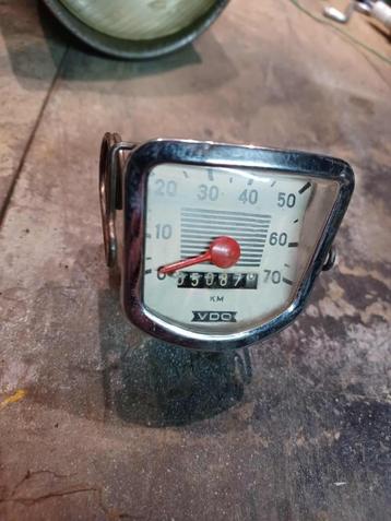 VDO snelheidsmeter 70km/h NSU Quickly, Zundapp,??? beschikbaar voor biedingen