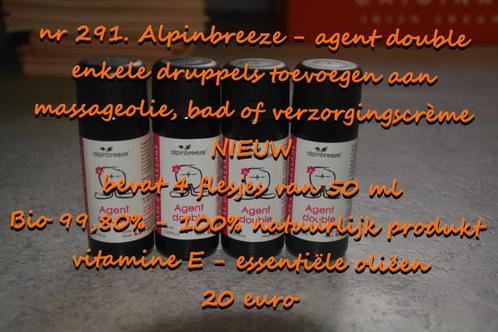 291. Alpinbreeze - agent double , NIEUW , verzending inbegre, Sport en Fitness, Massageproducten, Nieuw, Olie of Lotion, Ophalen of Verzenden