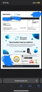 DRAKE TICKET 8 AUGUSTUS ANTWEPREN, Tickets en Kaartjes, Eén persoon, Augustus