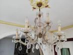 Kristallen luster, Huis en Inrichting, Lampen | Kroonluchters, Ophalen, Gebruikt, Kristal