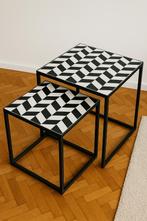 Nesting tables - bijzettafel, Moins de 55 cm, Enlèvement, Métal ou Aluminium, Moins de 45 cm
