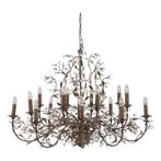 Kroonluchter Leclercq & Bouwman Elegance 16 lichts rustiek, Enlèvement, Métal