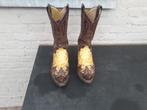 Cowboy boots  bruin leder met  slangen leder , merk Sendra, Ophalen, Sendra, Bruin, Zo goed als nieuw