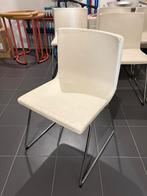 6x witte leder IKEA BERNHARD eetkamerstoelen, Huis en Inrichting, Ophalen
