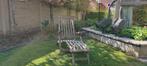 Houten tuinzetel, Tuin en Terras, Tuinstoelen, Ophalen, Gebruikt, Hout, Inklapbaar