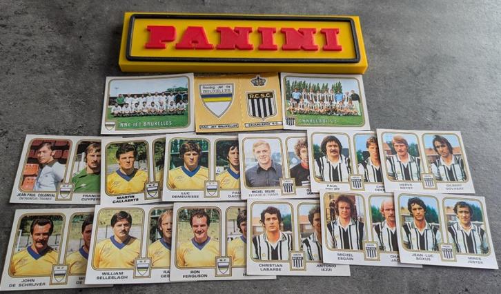 PANINI FOOTBALL 81 RAC JETTE / SC CHARLEROI15 STICKERS  1981, Hobby en Vrije tijd, Stickers en Plaatjes, Verzenden