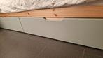 Bedlades 2 st hout opberglade, Ophalen, Zo goed als nieuw, Hout
