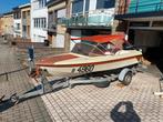 Boot van 5 meter op trailer, Watersport en Boten, Vis- en Consoleboten, Ophalen, Gebruikt, 30 tot 50 pk, 3 tot 6 meter