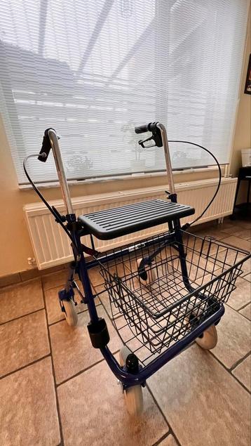 home care rollator bleu