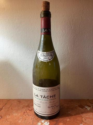 Lege fles La Tâche Romanée-Conti 1992 beschikbaar voor biedingen