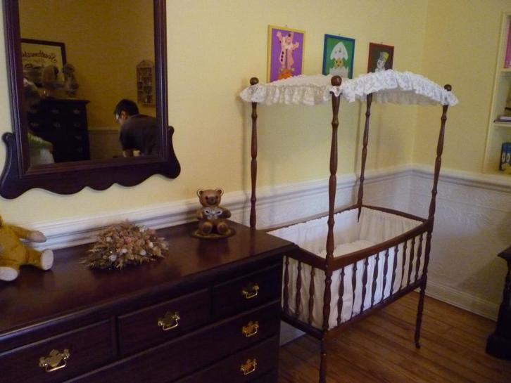 Wieg /hemelbedje, Kinderen en Baby's, Babywiegjes en Ledikanten, Zo goed als nieuw, Overige typen, Ophalen