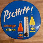 Panneau publicitaire vintage à limonade Pschitt ! vers 1960, Enlèvement ou Envoi, Comme neuf, Panneau publicitaire