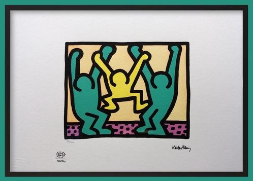 Keith Haring – Lithografie Pop Shop 1 - ingelijst, Antiek en Kunst, Kunst | Litho's en Zeefdrukken, Ophalen of Verzenden