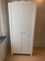 Armoire Blanche - 3 étages + penderie - Très bon état, Ophalen, Kast, 50 tot 70 cm, 105 cm of meer