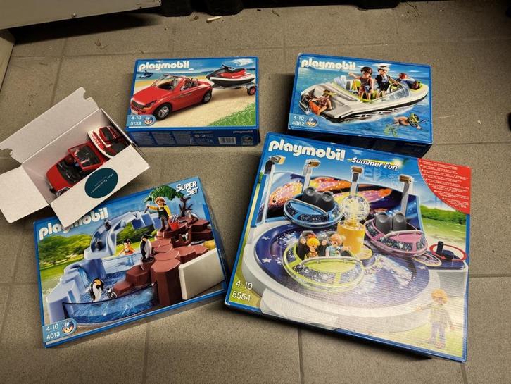 Playmobil 5554 - 5556 - 4013 - 4862 - 5133, Kinderen en Baby's, Speelgoed | Playmobil, Zo goed als nieuw, Complete set, Ophalen