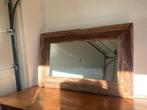 Spiegel teak frame, Huis en Inrichting, Ophalen, Gebruikt, 125 cm of meer, Minder dan 100 cm