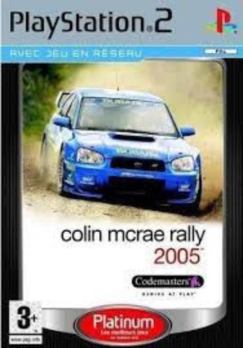 Colin Mcrae rally 2005 PS2-game (platina)., Games en Spelcomputers, Games | Sony PlayStation 2, Gebruikt, Simulatie, 3 spelers of meer