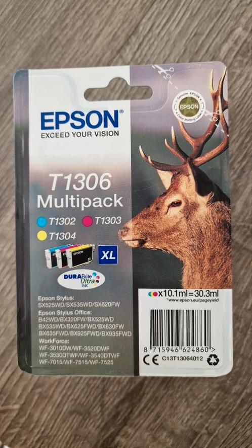 Encre Epson T1306 Multipack - Nouveau, Informatique & Logiciels, Fournitures d'imprimante, Neuf, Enlèvement ou Envoi