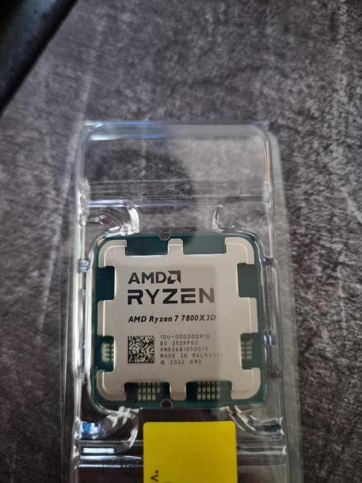 AMD Ryzen 7 7800X3D Processor (AM5), Computers en Software, Processors, Nieuw, 8-core, 4 Ghz of meer, Ophalen of Verzenden