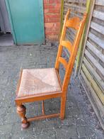 6 eetkamerstoelen, Ophalen, Bruin, Eik, Zo goed als nieuw