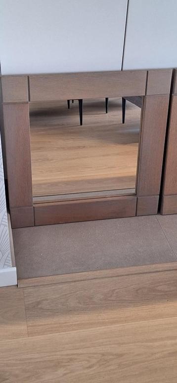 spiegel, Huis en Inrichting, Ophalen, Vierkant, Zo goed als nieuw, Minder dan 100 cm