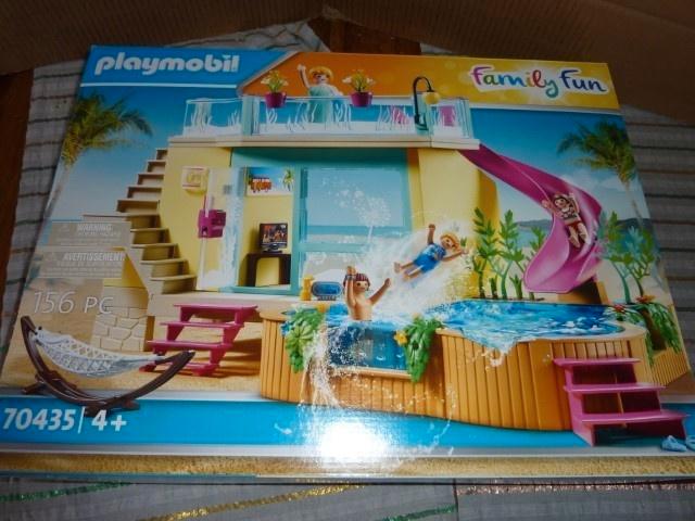 Strandhotel /strandvilla villa bungalow zwembad 70435 nieuw, Kinderen en Baby's, Speelgoed | Playmobil, Nieuw, Complete set, Ophalen of Verzenden