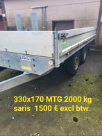 Aanhangwagen geremd occasie en nieuwe prijs op foto's, Ophalen, Zo goed als nieuw