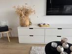Commode wit met 4 lades, Huis en Inrichting, 3 of 4 laden, Ophalen, Zo goed als nieuw