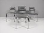 4 x Vintage Stoelen in Skai Leer, Jaren 70, Huis en Inrichting, Ophalen, Gebruikt, Vintage, Leer