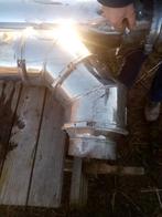 Inox schouwbuis, Ophalen