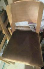 5 ou 6 chaises sycomore plaqué, Maison & Meubles, SYCOMORE PLAQUE, Brun, Enlèvement, Bois