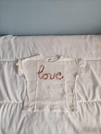 Wit T-SHIRT 'Love', Ophalen, Zo goed als nieuw, Meisje, Shirtje of Longsleeve
