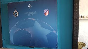 Spandoek Atletico Madrid - Club Brugge @ UEFA CL 2018/2019, Enlèvement, Comme neuf, Autres types