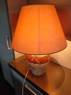 Lampe de table ancienne, hauteur totale 65 cm, Enlèvement ou Envoi, Utilisé, Autres matériaux, 50 à 75 cm