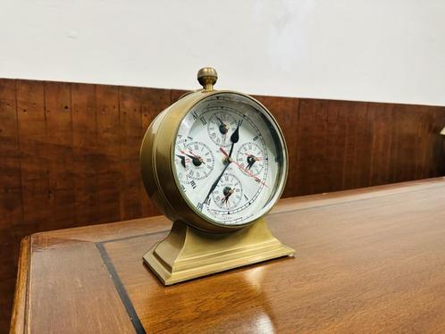 Wereldklok Bureauklok Tafelklok, Antiek en Kunst, Antiek | Kantoor en Zakelijk, Ophalen of Verzenden