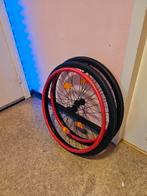 Vermeiren 24-inch rolstoelwielen, Diversen, Rolstoelen, Ophalen, Inklapbaar, Zo goed als nieuw, Handbewogen rolstoel