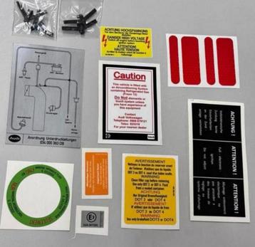 Audi Ur quattro 20 Klep RR vacuüm Slang Decal sticker set beschikbaar voor biedingen