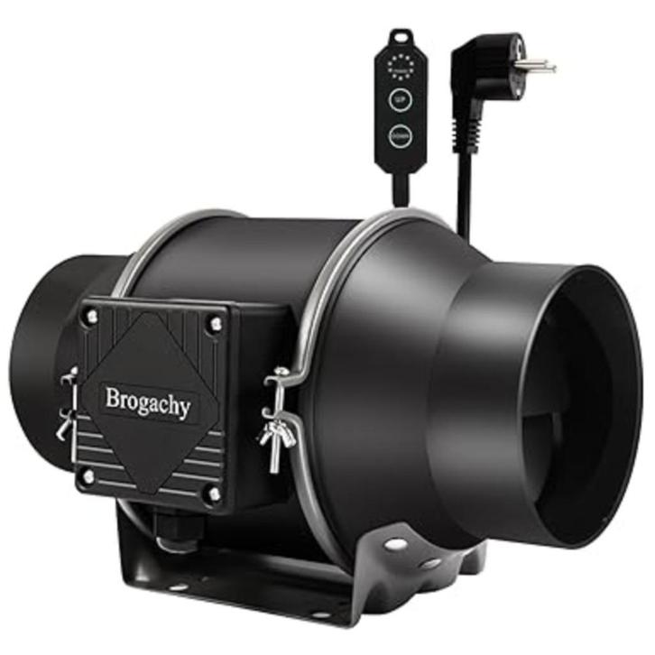 Brogachy 150mm Ventilator Hydrocultuur GRATIS LEVERING, Elektronische apparatuur, Ventilatoren, Nieuw, Overige, Verzenden